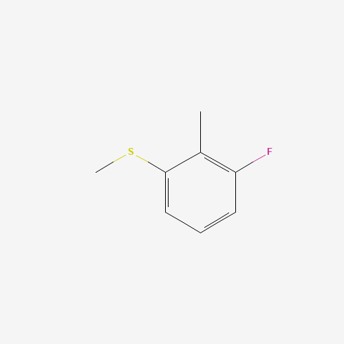 Molecular Structure of 134646-04-1 (3-Fluoro-2-methylphenyl methyl sulfide)