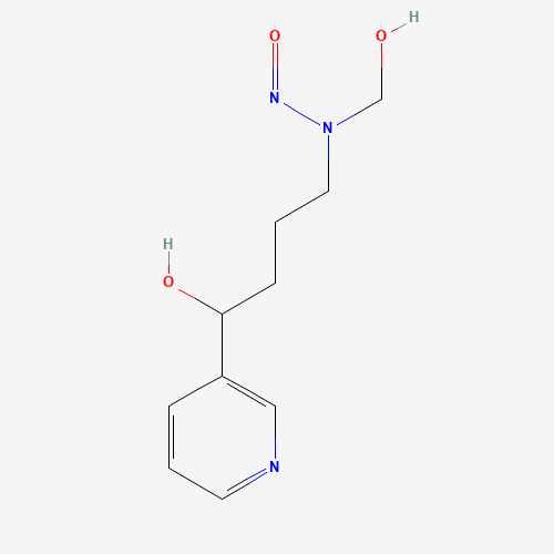 Molecular Structure of 136004-02-9 (alpha-[3-[(Hydroxymethyl)nitrosoamino]propyl]-3-pyridinemethanol)