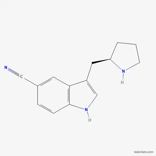 1H-Indole-5-carbonitrile, 3-(2-pyrrolidinylmethyl)-, (R)-