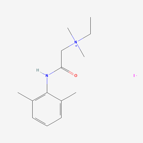 2-[(2,6-dimethylphenyl)amino]-N-ethyl-N,N-dimethyl-2-oxoethanaminium iodide