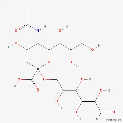 Molecular Structure of 148979-95-7 (6-O-(5-Acetamido-3,5-dideoxynon-2-ulopyranonosyl)hexose)