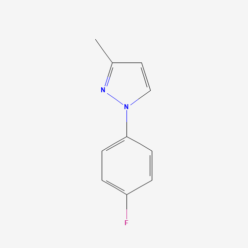 Molecular Structure of 166588-10-9 (1-(4-fluorophenyl)-3-methyl-1H-pyrazole)