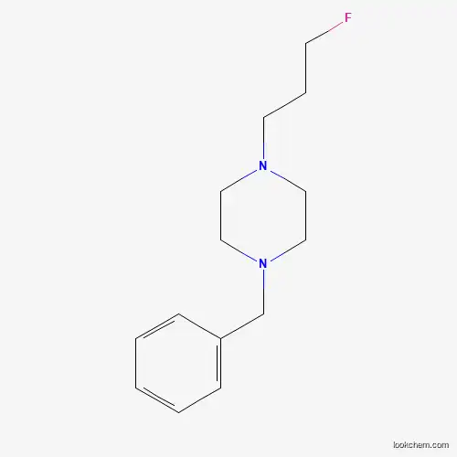 Molecular Structure of 184042-61-3 (1-(3-Fluoropropyl)-4-(phenylmethyl)piperazine)