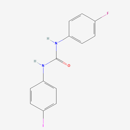 Molecular Structure of 199585-06-3 (1-(4-Fluorophenyl)-3-(4-iodophenyl)urea)