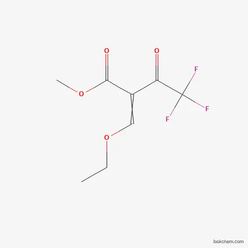 Butanoic acid, 2-(ethoxymethylene)-4,4,4-trifluoro-3-oxo-, methyl ester