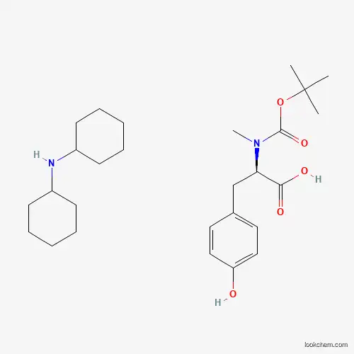 Molecular Structure of 250611-09-7 (D-Tyrosine,N-[(1,1-dimethylethoxy)carbonyl]-N-methyl-)