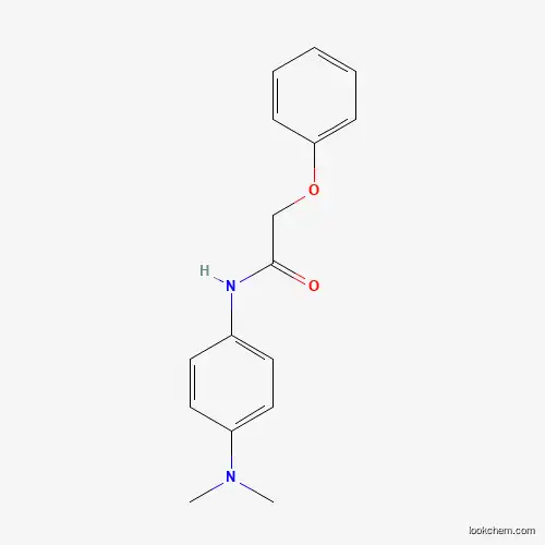 Molecular Structure of 303092-47-9 (N-[4-(dimethylamino)phenyl]-2-phenoxyacetamide)