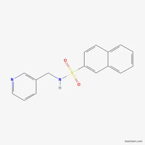 Molecular Structure of 313276-22-1 (N-(pyridin-3-ylmethyl)naphthalene-2-sulfonamide)