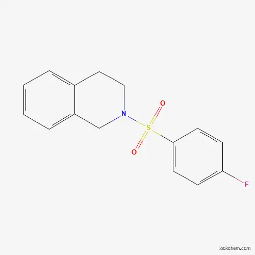 Molecular Structure of 313981-60-1 (2-[(4-Fluorophenyl)sulfonyl]-1,2,3,4-tetrahydroisoquinoline)