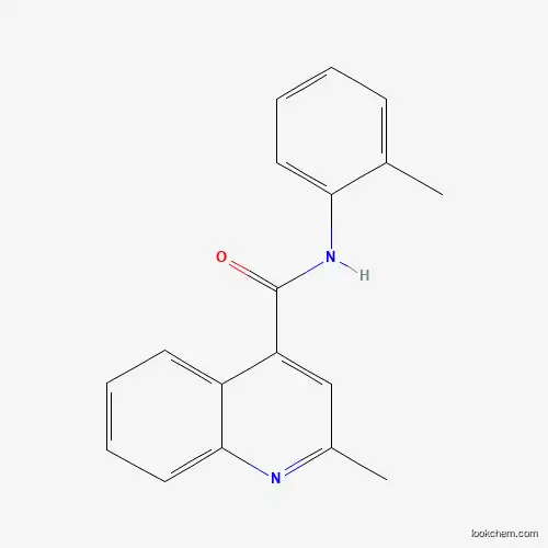 Molecular Structure of 332177-67-0 (2-methyl-N-(2-methylphenyl)quinoline-4-carboxamide)