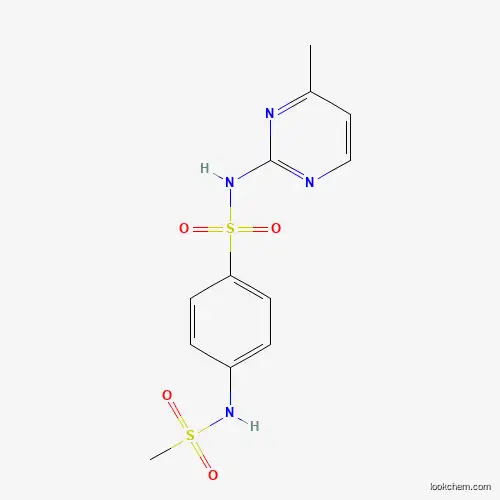 Molecular Structure of 333443-02-0 (4-(methanesulfonamido)-N-(4-methylpyrimidin-2-yl)benzenesulfonamide)