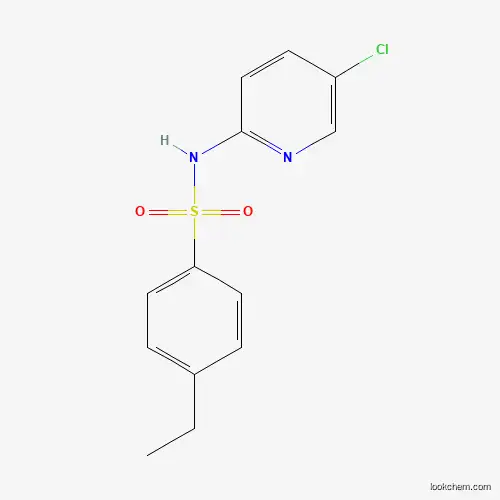 Molecular Structure of 339161-26-1 (N-(5-chloropyridin-2-yl)-4-ethylbenzenesulfonamide)