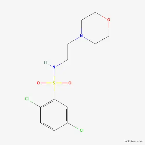 Molecular Structure of 349403-14-1 (((2,5-Dichlorophenyl)sulfonyl)(2-morpholin-4-ylethyl)amine)