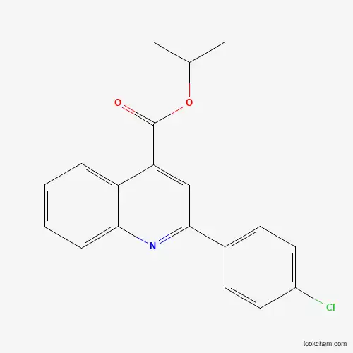 Isopropyl 2-(4-chlorophenyl)-4-quinolinecarboxylate