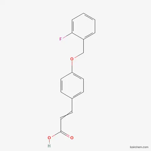3-[4-[(2-fluorophenyl)methoxy]phenyl]prop-2-enoic Acid