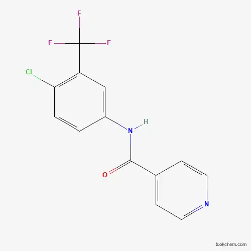 Molecular Structure of 426213-93-6 (N-[4-chloro-3-(trifluoromethyl)phenyl]pyridine-4-carboxamide)