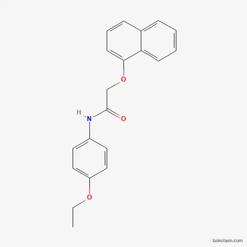 Molecular Structure of 443644-39-1 (N-(4-ethoxyphenyl)-2-naphthalen-1-yloxyacetamide)