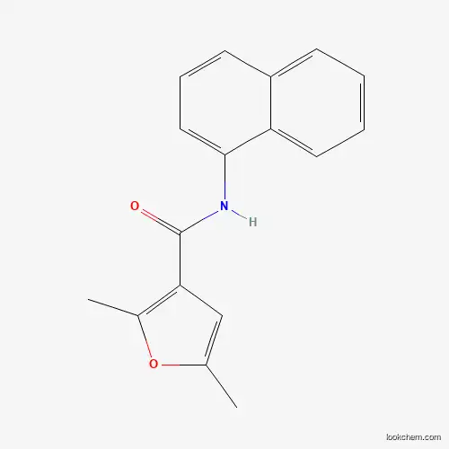 Molecular Structure of 443903-69-3 (2,5-dimethyl-N-naphthalen-1-ylfuran-3-carboxamide)