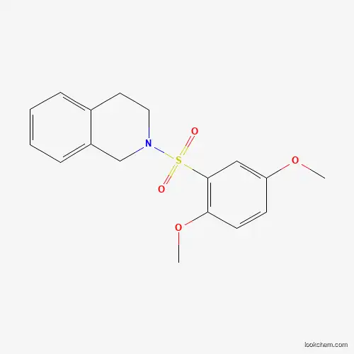 Molecular Structure of 496015-65-7 (2-[(2,5-Dimethoxyphenyl)sulfonyl]-1,2,3,4-tetrahydroisoquinoline)