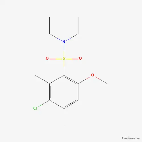 Molecular Structure of 701217-53-0 (3-chloro-N,N-diethyl-6-methoxy-2,4-dimethylbenzenesulfonamide)