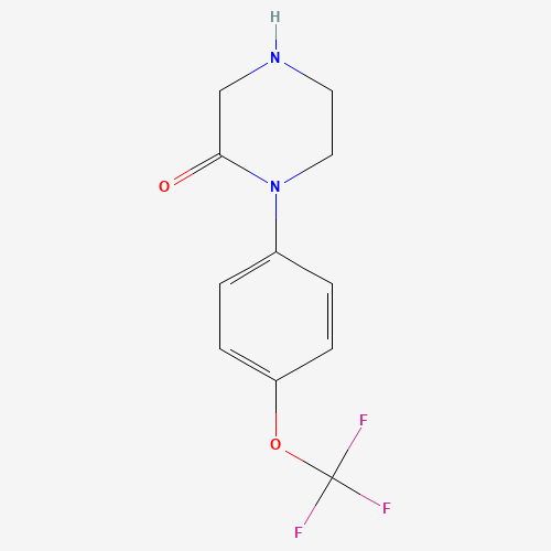 1-(4-TRIFLUOROMETHOXY-PHENYL)-PIPERAZIN-2-ONE