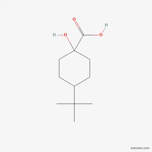 Molecular Structure of 845508-40-9 (4-Tert-butyl-1-hydroxycyclohexane-1-carboxylic acid)