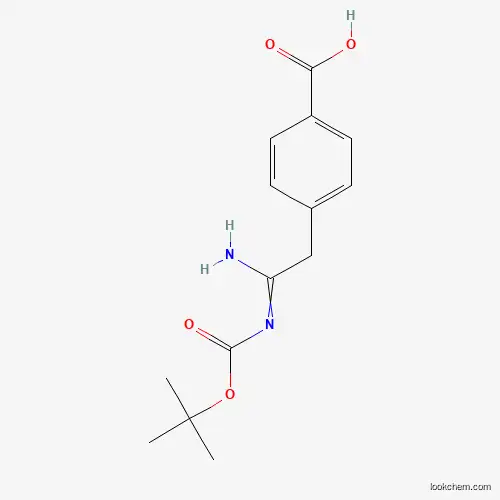 4-(2-tert-Butoxycarbonylamino-2-imino-ethyl)-benzoic acid