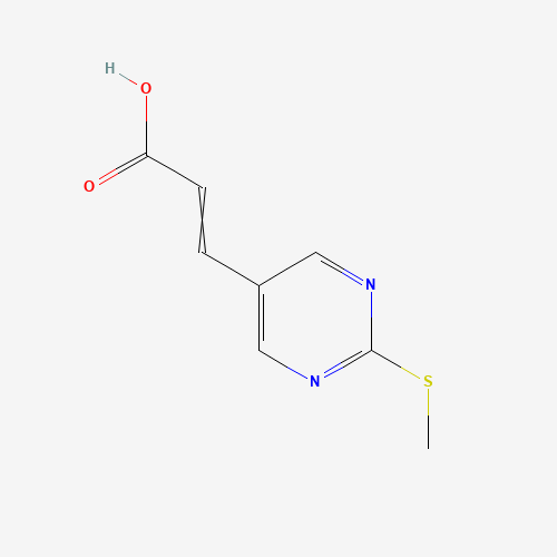 (2E)-3-[2-(methylthio)pyrimidin-5-yl]acrylic acid(SALTDATA: FREE)