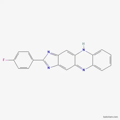 Molecular Structure of 114991-81-0 (2-(4-fluorophenyl)-1H-imidazo[4,5-b]phenazine)