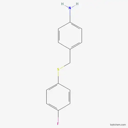 4-{[(4-Fluorophenyl)sulfanyl]methyl}phenylamine