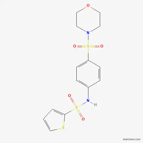 Molecular Structure of 6290-77-3 (N-[4-(morpholin-4-ylsulfonyl)phenyl]thiophene-2-sulfonamide)