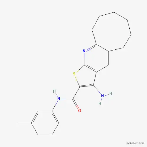 3-amino-N-(3-methylphenyl)-5,6,7,8,9,10-hexahydrocycloocta[b]thieno[3,2-e]pyridine-2-carboxamide