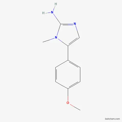 Molecular Structure of 787586-87-2 (5-(4-methoxyphenyl)-1-methyl-1H-imidazol-2-amine)