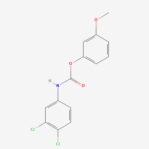 Molecular Structure of 199585-09-6 ((3,4-Dichlorophenyl)carbamic acid 3-methoxyphenyl ester)
