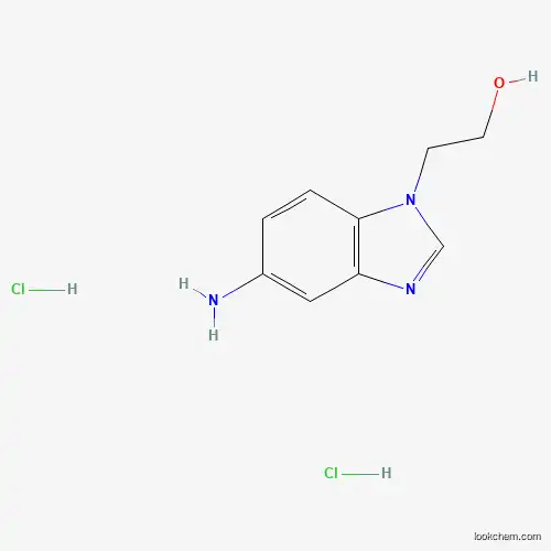 Molecular Structure of 1158248-63-5 (2-(5-Amino-1h-benzimidazol-1-yl)ethanol dihydrochloride)