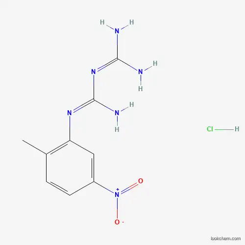 Molecular Structure of 1170909-72-4 (1-(2-Methyl-5-nitrophenyl)biguanide hydrochloride)