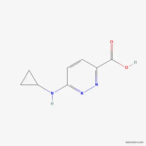 Molecular Structure of 1178768-37-0 (6-(Cyclopropylamino)pyridazine-3-carboxylic acid)