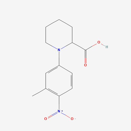 1-(3-METHYL-4-NITROPHENYL)PIPERIDINE-2-CARBOXYLIC ACID