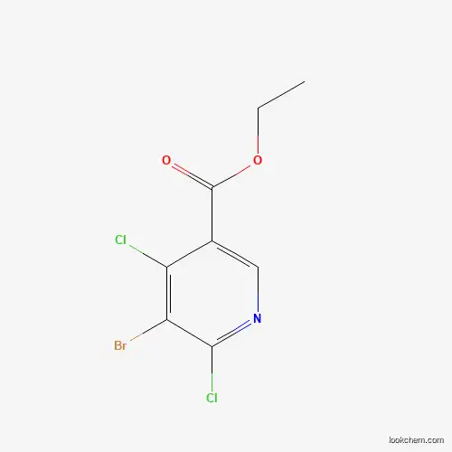 Molecular Structure of 1192263-86-7 (Ethyl 5-bromo-4,6-dichloronicotinate)