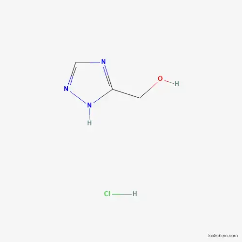 Molecular Structure of 1195596-30-5 ((1H-1,2,4-triazol-5-yl)methanol hydrochloride)