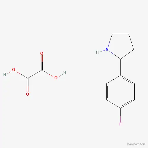 Molecular Structure of 1197226-82-6 (2-(4-Fluoro-phenyl)-pyrrolidine oxalic acid salt)