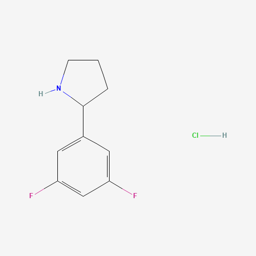 2-(3,5-DIFLUORO-PHENYL)-PYRROLIDINE, HYDROCHLORIDE