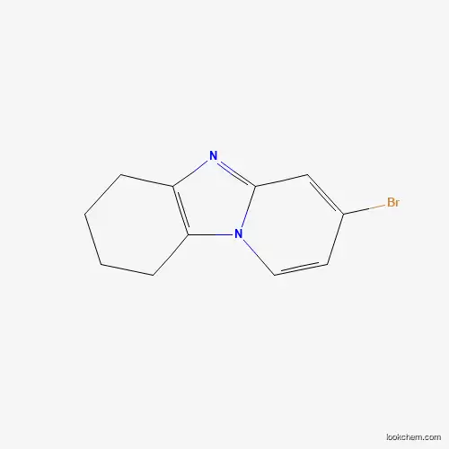 Molecular Structure of 1202179-44-9 (3-Bromo-6,7,8,9-tetrahydropyrido[1,2-a]benzimidazole)