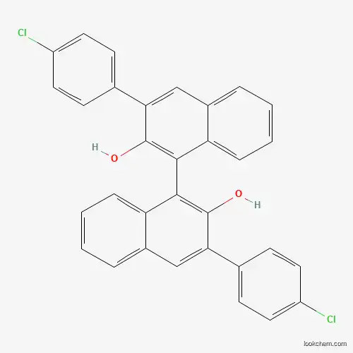 Molecular Structure of 1204609-08-4 ((S)-33'-Bis(4-chlorophenyl)-[11'-binaphthalene]-22'-diol)