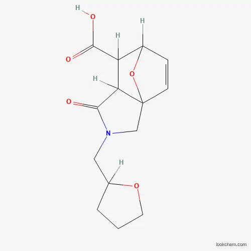 4-OXO-3-(TETRAHYDRO-FURAN-2-YLMETHYL)-10-OXA-3-AZA-TRICYCLO[5.2.1.0(1,5)]DEC-8-ENE-6-CARBOXYLIC ACID