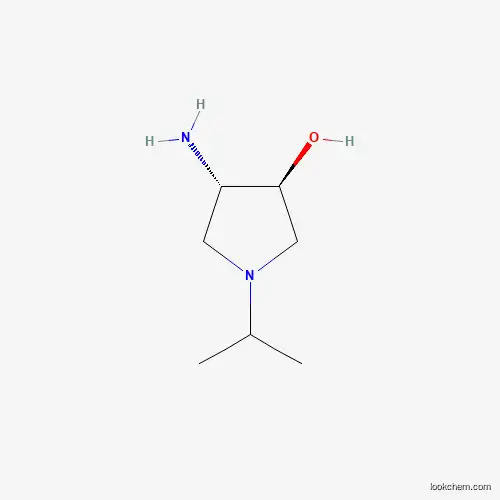 Molecular Structure of 1212301-32-0 (trans-4-Amino-1-isopropyl-3-pyrrolidinol)