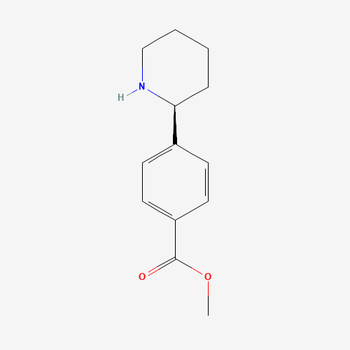 methyl (S)-4-(piperidin-2-yl)benzoate