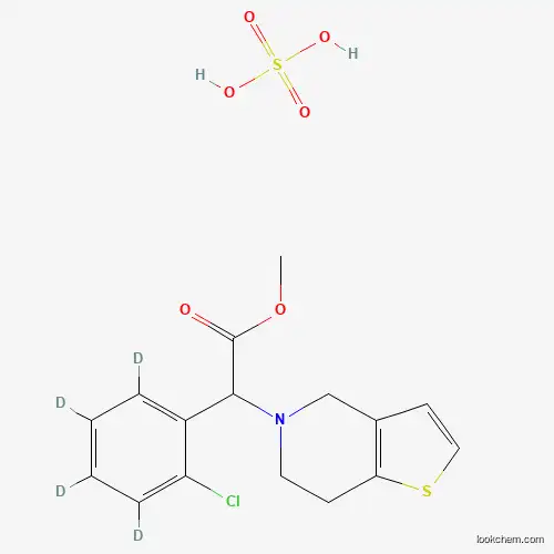 rac Clopidogrel-[d4] Hydrogen Sulfate