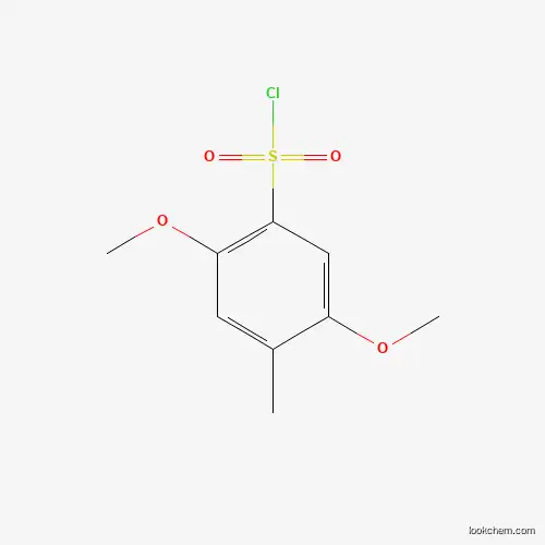 Molecular Structure of 1225058-92-3 (2,5-Dimethoxy-4-methylbenzenesulfonyl chloride)