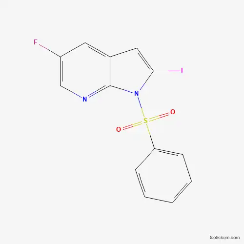 1-(Phenylsulphonyl)-5-fluoro-2-iodo-7-azaindole